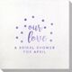 Confetti Dots Our Love Bamboo Luxe Napkins Image 2 of 3